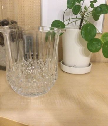 Seau à champagne en cristal