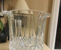 Seau à champagne en cristal