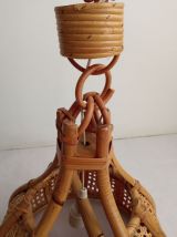 Suspension bambou vintage 