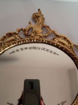 Porte-manteau en bronze avec miroir 