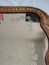 Miroir ancien doré bois