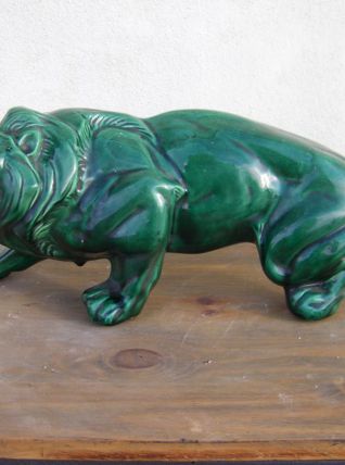 Lion en céramique de ST Clément 