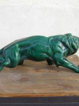 Lion en céramique de ST Clément 