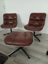 FAUTEUILS CHARLES POLLOCK ET REPOSE PIEDS