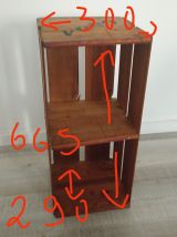 Caisses en bois avec inscriptions des compagnies