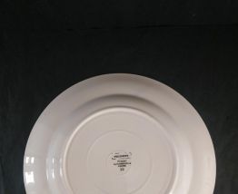 Plat rond  modèle Philippine Digoin  Sarreguemines