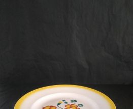 Plat rond  modèle Philippine Digoin  Sarreguemines