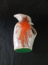 Cruche en grès flammé