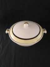 Soupière Salins Texas jaune 1950