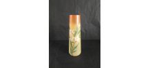 Vase en patte de verre 1900 signé