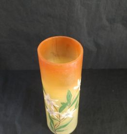 Vase en patte de verre 1900 signé