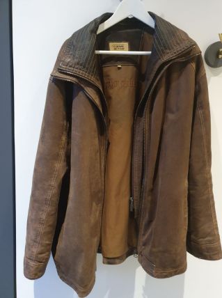 blouson cuir marque camel active,.