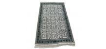 Vintage tapis persan oriental tunisien en laine nouée main