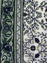 Vintage tapis persan oriental tunisien en laine nouée main