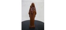 Vierge à l'enfant  en bois 