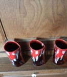 3 vases vintage 