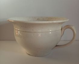 Authentique et ancien pot de chambre en Faïence ,           