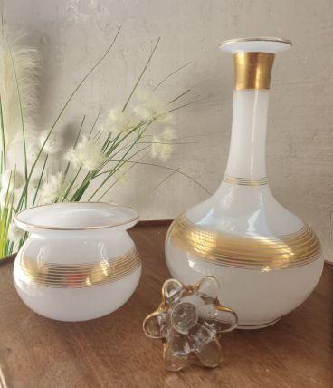duo carafe opaline
