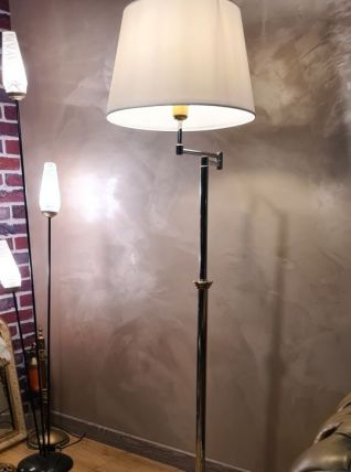 liseuse  lampadaire chrome 1970  delux tres belle qualité , 