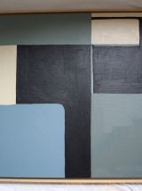 Tableau abstrait vert