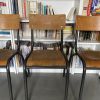 Lot de 3 chaises d'école