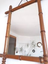 Miroir bambou vers 1930 