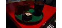 Plateau de jeu de poker d'as