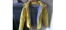 Blouson vintage coton et duvet 