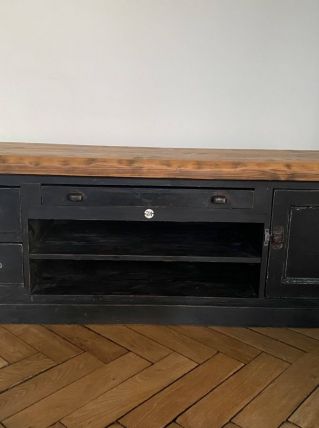 Meuble TV industriel Vintage 