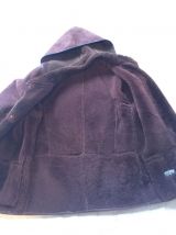 Veste 3/4 Peau Lainee/Mouton retourné 
