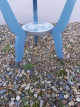 Table ronde tripode années 50 Relookée 