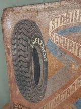 Ancienne Tôle Publicitaire " ENGLEBERT "
