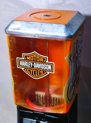 distributeur brabo  fonte d alu et acrylique  ancien  bonbon