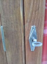 Bibliothèque 3 portes en chêne début XX eme.