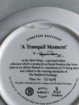 Assiette '' Un Tranquille Moment '' 
