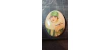 Broche rétro pin up