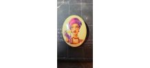 Broche rétro pin up
