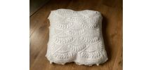 Coussin coton blanc 