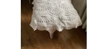 Coussin coton blanc 