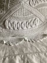 Coussin coton blanc 