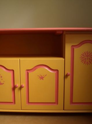 Commode avec table à langer en pin massif