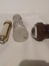 Lot 6 lampes et torches de poche vintage