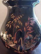 Vase signé et numéroté de la manufacture St Clément.