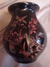 Vase signé et numéroté de la manufacture St Clément.