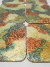 Lot de 6 sous-verre 