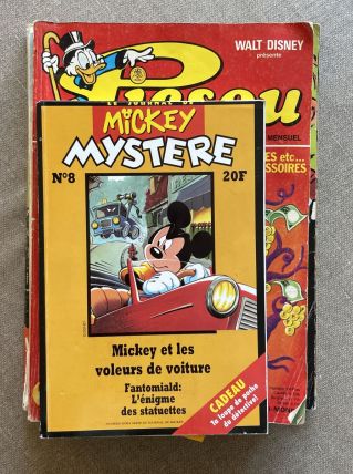 Lot de BD Mickey Disney, Picsou et Spirou