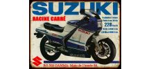 Plaque métal vintage Suzuki RG 500