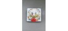 Boite metal Massilly France decor HB Henriot Quimper 