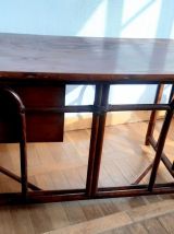 Bureau rotin et bambou 1970 style Maugrion