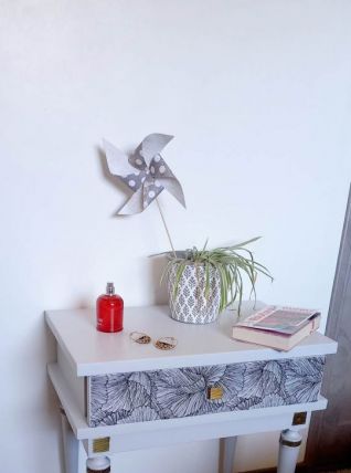 Chevet vintage relooké